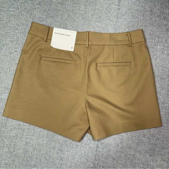 LOFT Riviera Short Khaki Stretch Shorts 4” Tan Size 4 Nwt - Picture 6 of 8